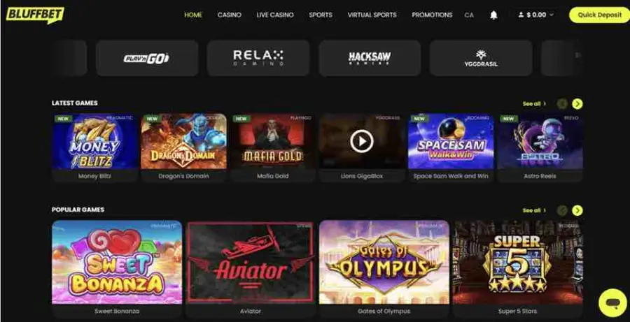 Casino en ligne main